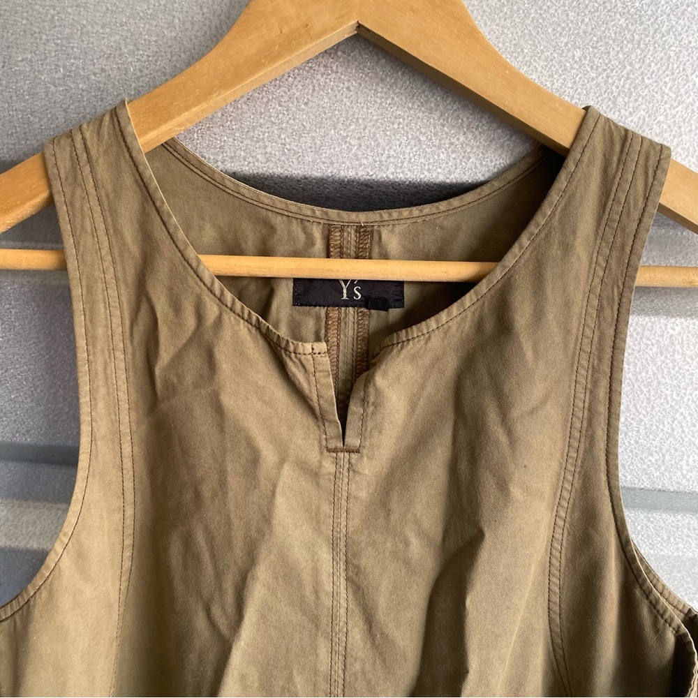 Yohji Yamamoto Y’s cotton asymmetrical hem midi dress - Picture 2 of 7
